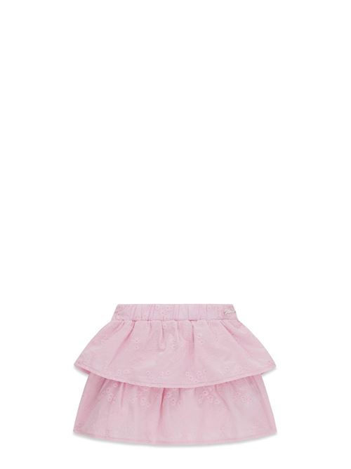 sangallo muslin midi skirt GUESS | K6GD07 WH710G67D